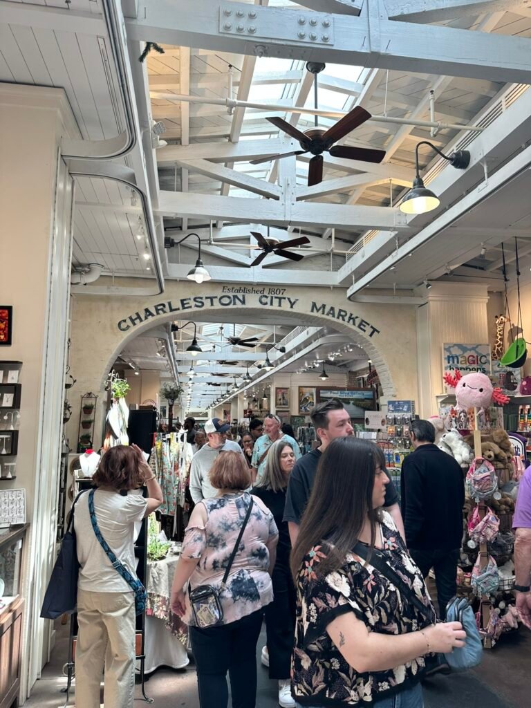 Inside the historic Charleston City Market
